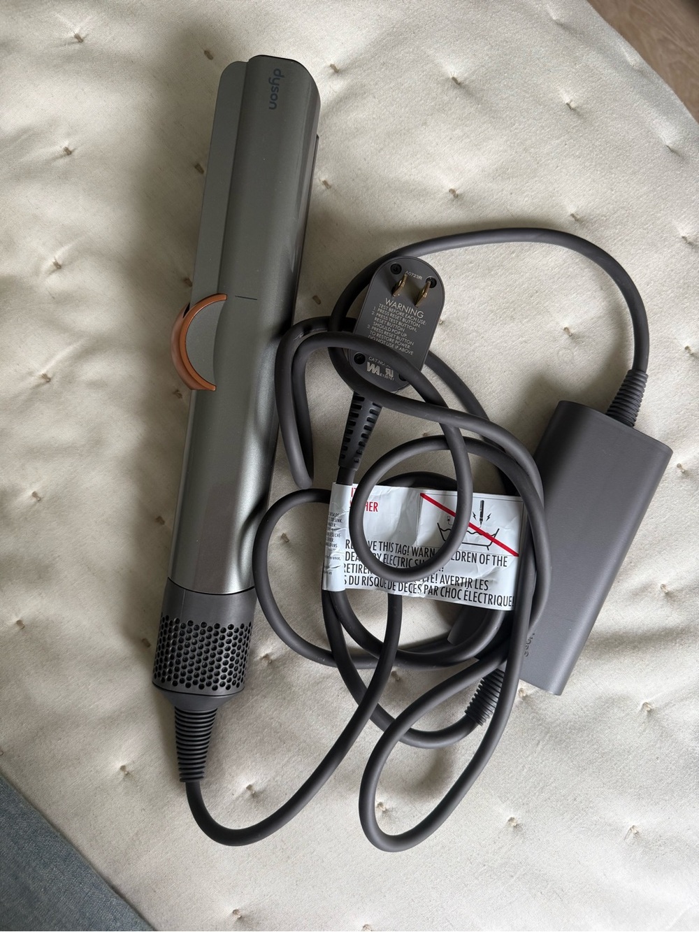 Dyson Airstrait dryer and straightener, wet to dry hair straightener.